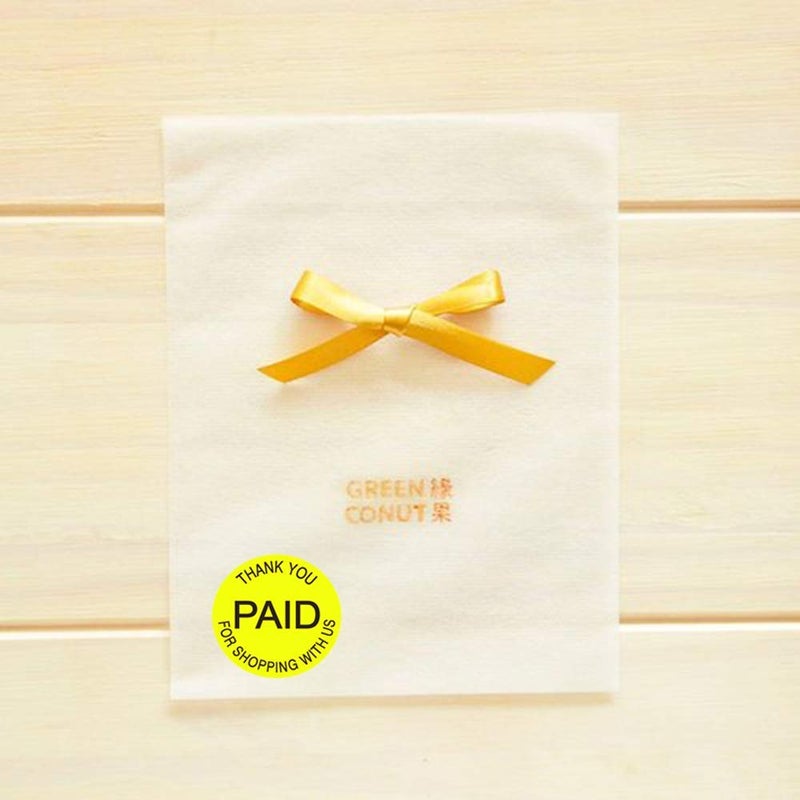 Remarkable Paid Thank You Stickers-"Thank You for Shopping with US" Paid Label 3/4" Round Retail Self Adhesive Price Point Labelsï¼ŒUSA Paid (Fluorescent Yellow) - 1500 Labels per Package - Image 3